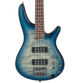 Ibanez NEW Ibanez SR Standard SR400EQM - Stained Cosmic Blue Starburst (121)