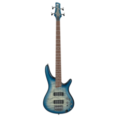 Ibanez NEW Ibanez SR Standard SR400EQM - Stained Cosmic Blue Starburst (121)