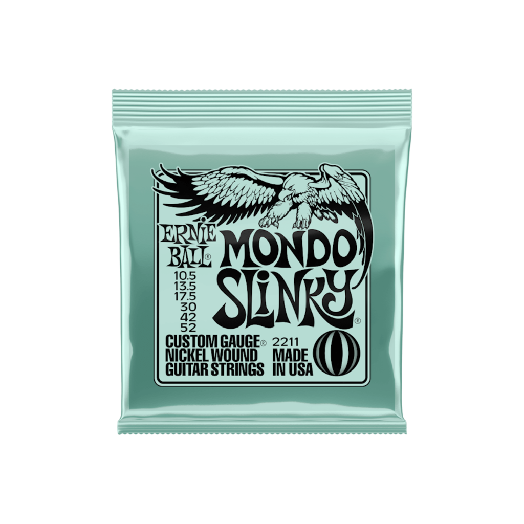 Ernie Ball NEW Ernie Ball Mondo Slinky Electric Strings - .0105-.052