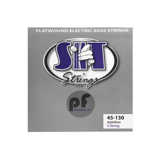 SIT NEW SIT Power Flat Bass Strings - 5-String Light - .045-.130