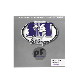 SIT NEW SIT Power Flat Bass Strings - 5-String Light - .045-.130