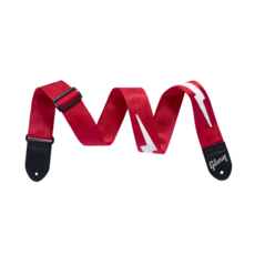 Gibson NEW Gibson Lightning Bolt Seatbelt Strap - Ferrari Red