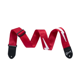 Gibson NEW Gibson Lightning Bolt Seatbelt Strap - Ferrari Red