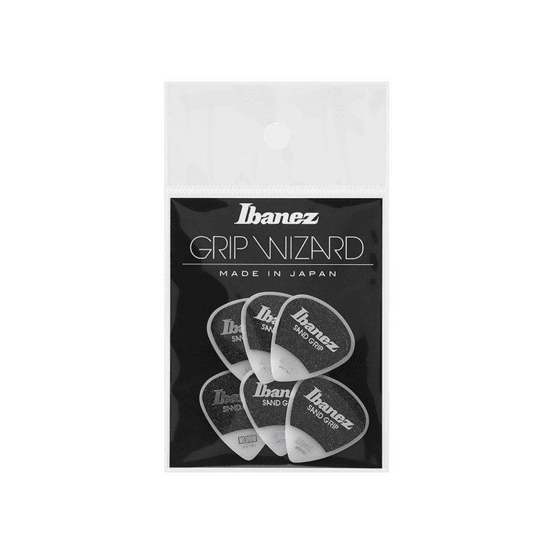 Ibanez NEW Ibanez Grip Wizard Picks - Sand Grip - 0.8mm