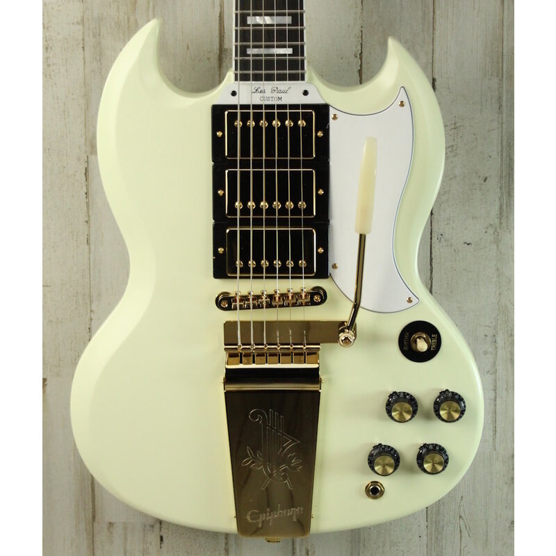Epiphone NEW Epiphone 1963 SG Custom - Classic White VOS (380)