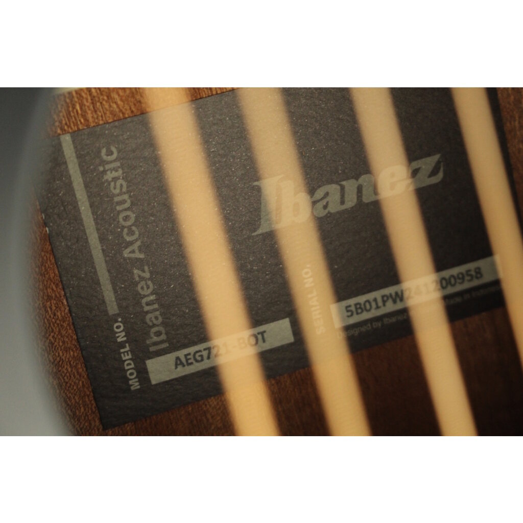 Ibanez DEMO Ibanez AEG721 - Black Out (958)