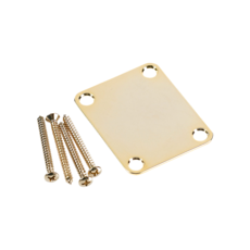 Fender NEW Fender 4-Bolt Vintage Neck Plate - Gold