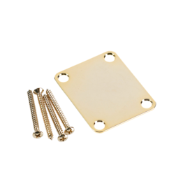 Fender NEW Fender 4-Bolt Vintage Neck Plate - Gold