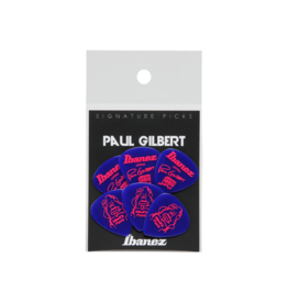 Ibanez NEW Ibanez Paul Gilbert Picks - Blue - 1.0mm - Pack of 6