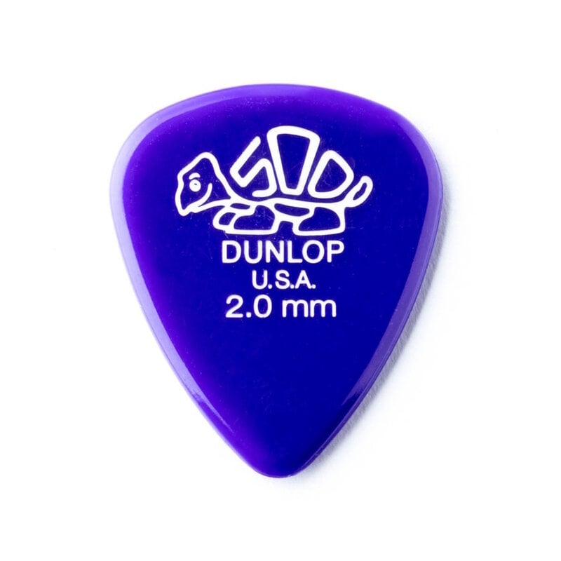 Dunlop NEW Dunlop Delrin 500 Guitar Picks - 2.0mm - Pack of 12