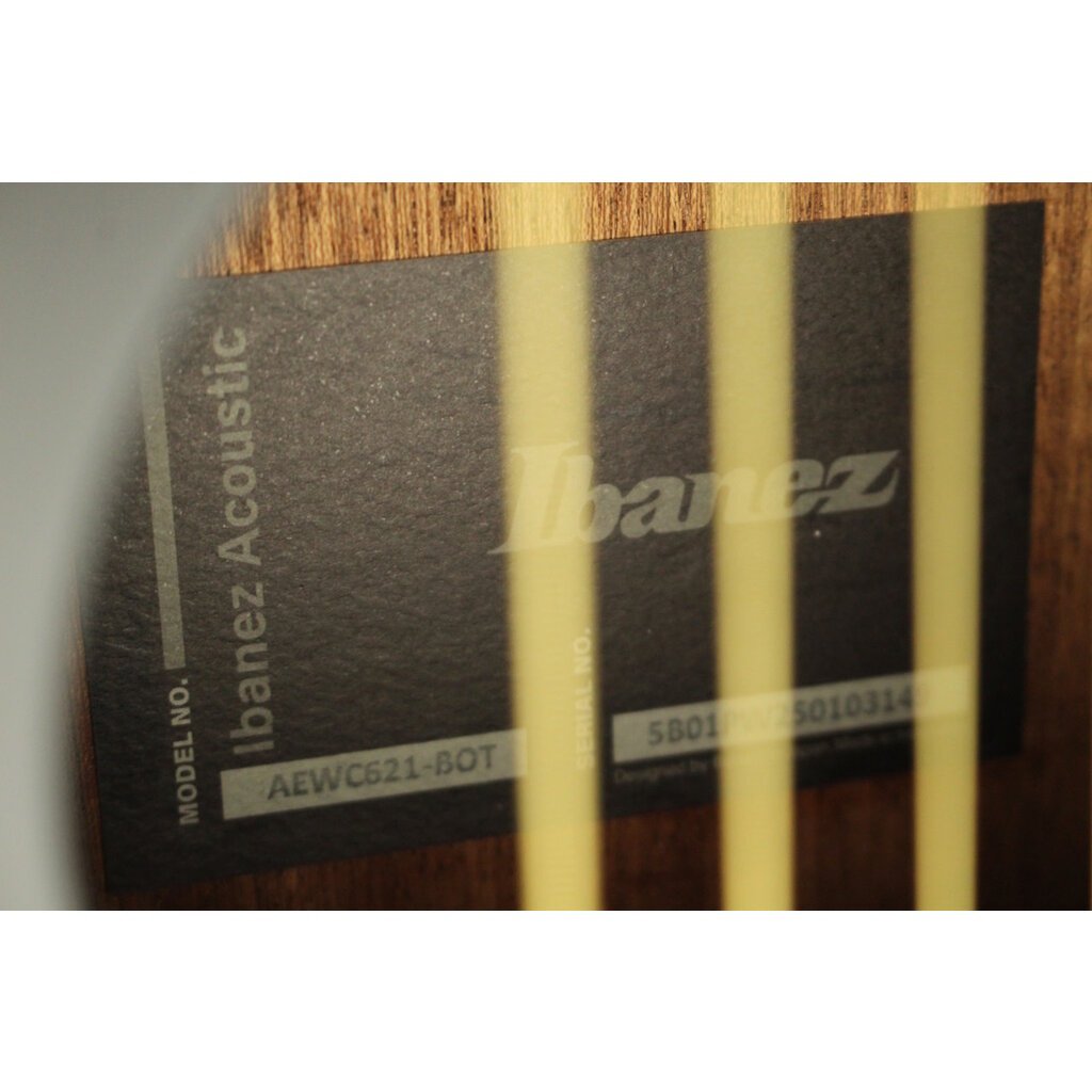 Ibanez DEMO Ibanez AEWC621 - Black Out (149)