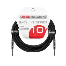 Gator NEW Gator Cableworks Backline Series Instrument Cable - 10'