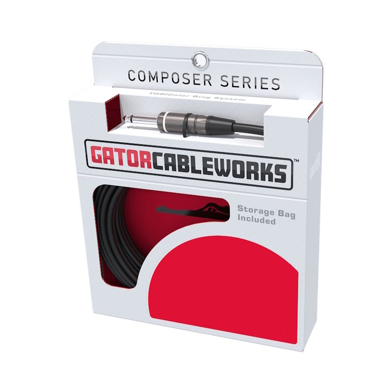 Gator NEW Gator Cableworks Composer Series Instrument Cable - 10'