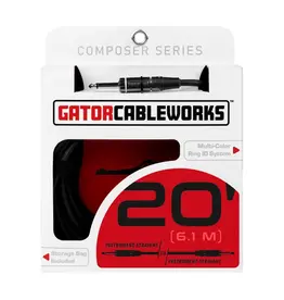 Gator NEW Gator Cableworks Composer Series Instrument Cable - 20'