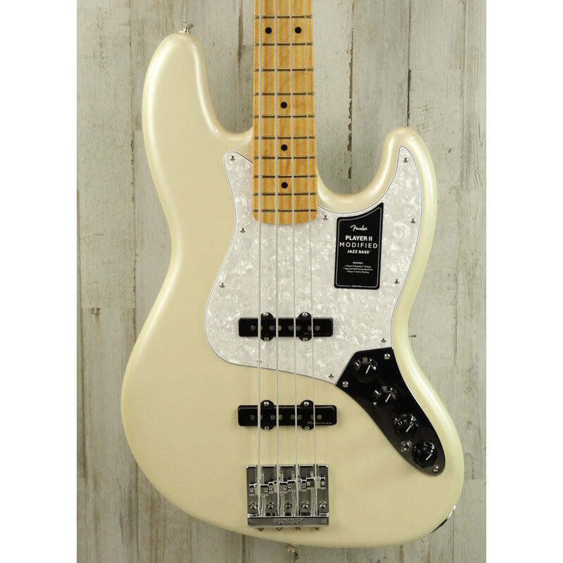 Fender DEMO Fender Player II Modified Active Jazz Bass - Olympic Pearl (121)