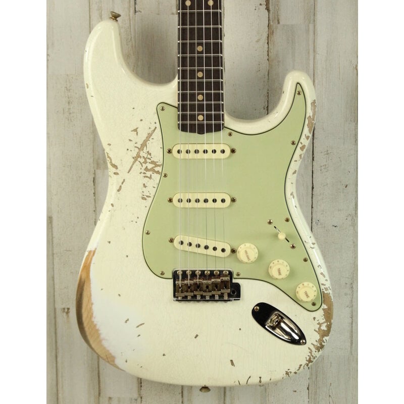 Fender NEW Fender Custom Shop NAMM Limited Edition 1962 Stratocaster - Heavy Relic - Aged Olympic White (434)