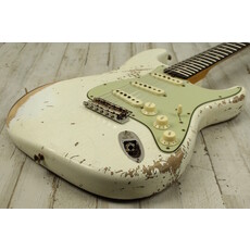 Fender NEW Fender Custom Shop NAMM Limited Edition 1962 Stratocaster - Heavy Relic - Aged Olympic White (434)