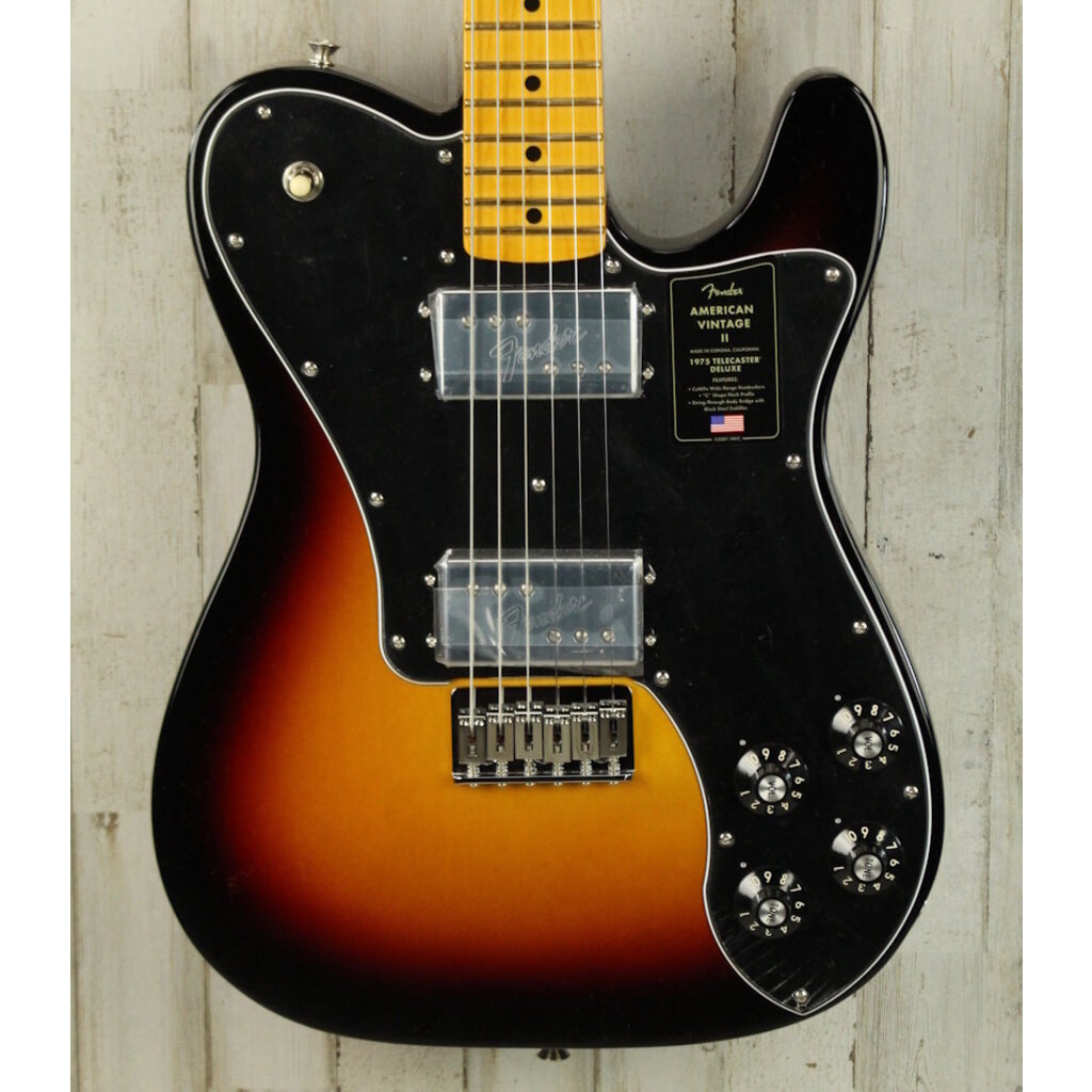 Fender DEMO Fender American Vintage II 1975 Telecaster Deluxe - 3-Color Sunburst (686)