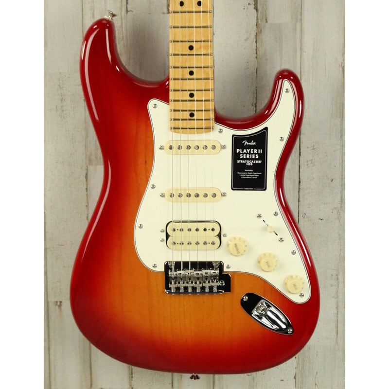 Fender DEMO Fender Player II Stratocaster HSS - Aged Cherry Burst (909)