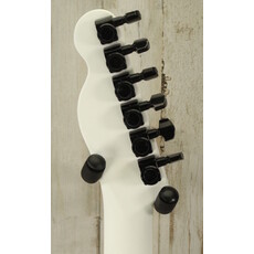 Fender DEMO Fender Jack White Triplesonic Acoustasonic Telecaster - Satin Arctic White w/ Black Top (042)