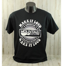 MME NEW Mountain Music Exchange 'Make It Loud' T-Shirt - Black - XL
