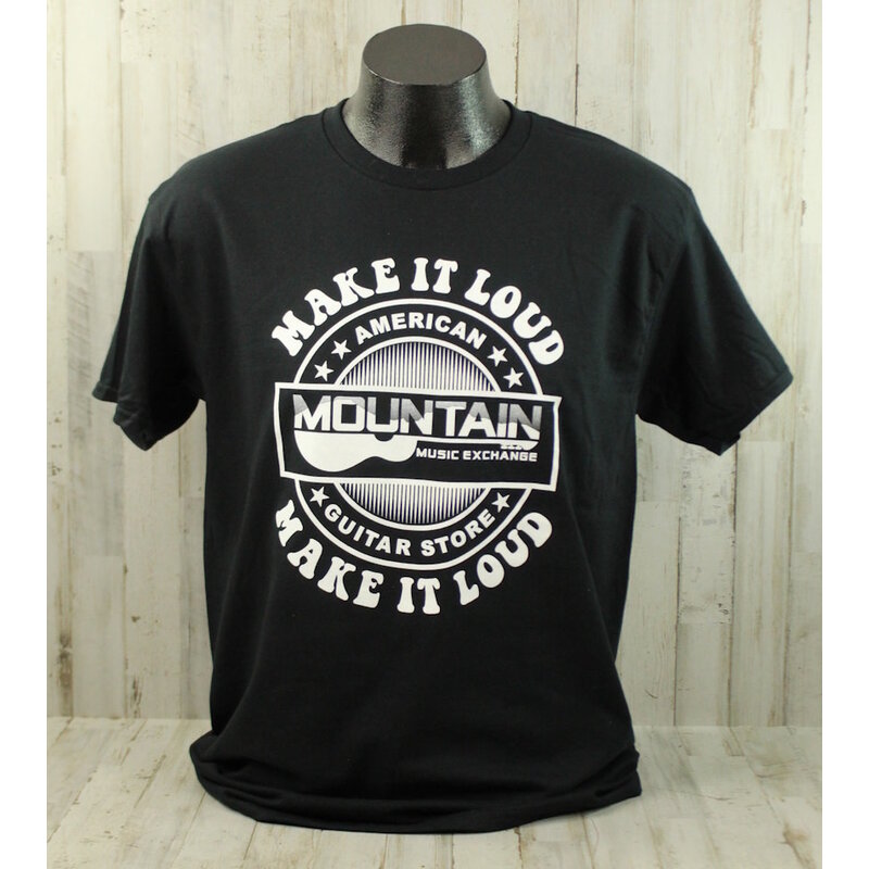 MME NEW Mountain Music Exchange 'Make It Loud' T-Shirt - Black - XL
