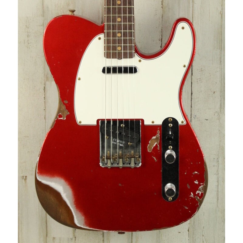 Fender NEW Fender Custom Shop 1961 Telecaster Heavy Relic - Faded Aged Candy Apple Red (382)