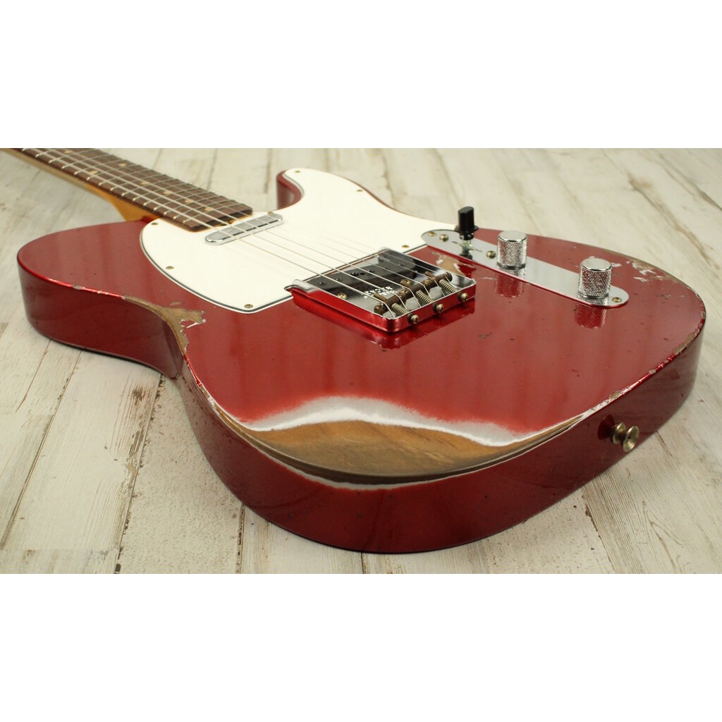 Fender NEW Fender Custom Shop 1961 Telecaster Heavy Relic - Faded Aged Candy Apple Red (382)