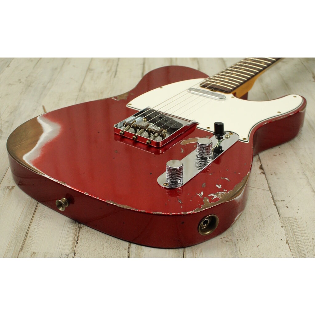 Fender NEW Fender Custom Shop 1961 Telecaster Heavy Relic - Faded Aged Candy Apple Red (382)