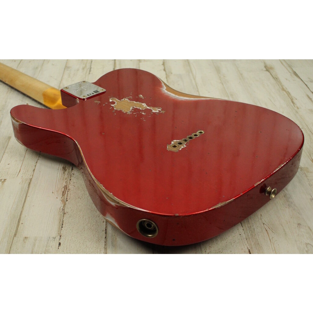 Fender NEW Fender Custom Shop 1961 Telecaster Heavy Relic - Faded Aged Candy Apple Red (382)