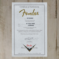 Fender NEW Fender Custom Shop 1961 Telecaster Heavy Relic - Faded Aged Candy Apple Red (382)