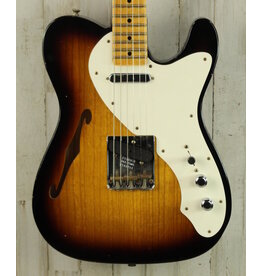 Fender NEW Fender Custom Shop 50's Telecaster Thinline Journeyman Relic - 2 Tone Sunburst (764)