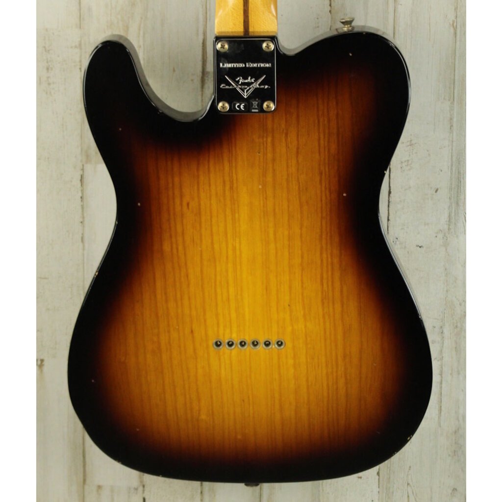 Fender NEW Fender Custom Shop 50's Telecaster Thinline Journeyman Relic - 2 Tone Sunburst (764)