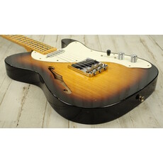Fender NEW Fender Custom Shop 50's Telecaster Thinline Journeyman Relic - 2 Tone Sunburst (764)