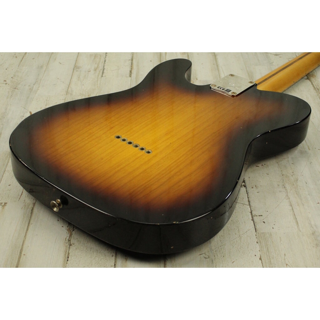 Fender NEW Fender Custom Shop 50's Telecaster Thinline Journeyman Relic - 2 Tone Sunburst (764)