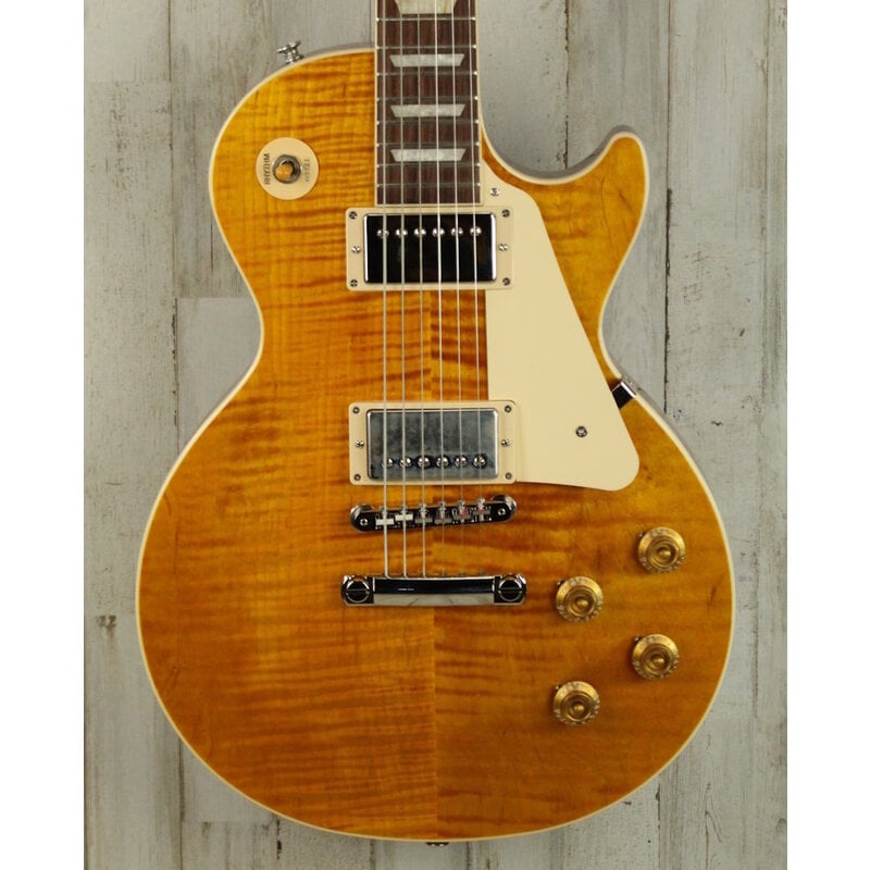 Gibson NEW Gibson Les Paul Standard '50s Figured Top - Honey Amber (202)