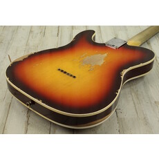 Fender NEW Fender Custom Shop 1960 Telecaster Custom Heavy Relic - Super Faded Aged Chocolate 3-Color Sunburst (366)