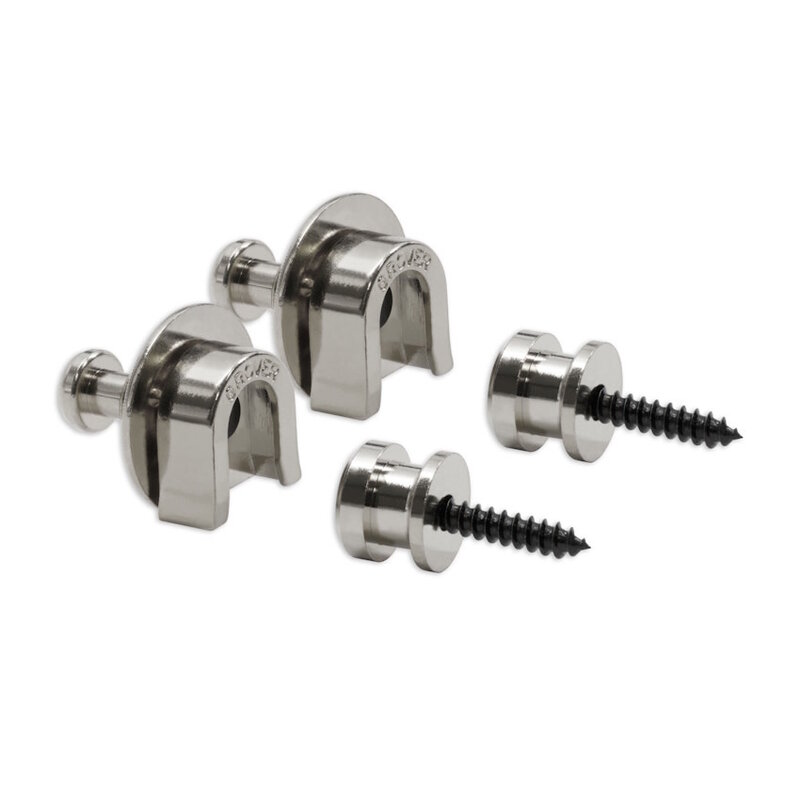 Grover NEW Grover Quick Release Strap Locks - Chrome