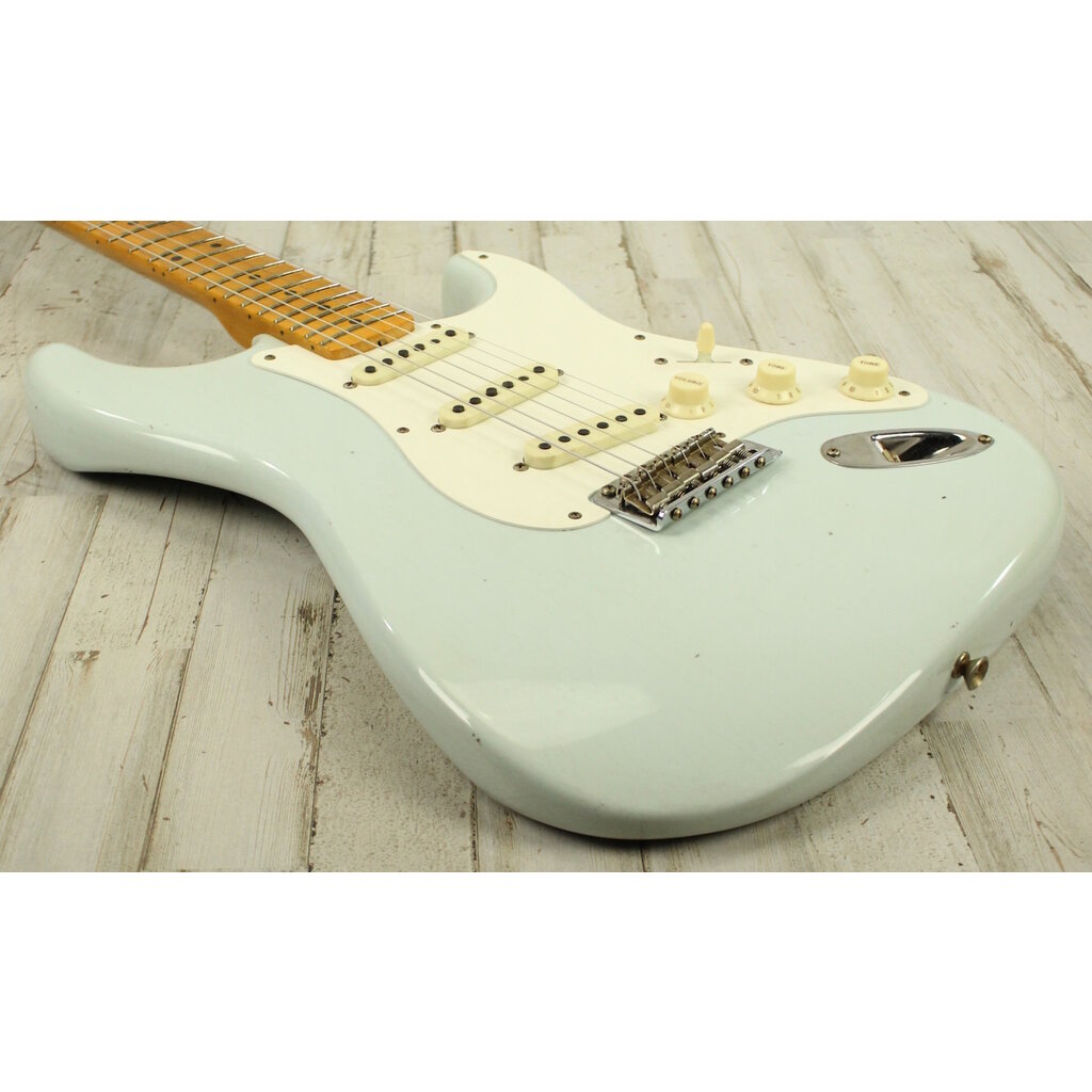 Fender NEW Fender Custom Shop 1957 Stratocaster Journeyman Relic - Aged Sonic Blue (737)