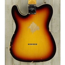Fender NEW Fender Custom Shop 1960 Telecaster Custom Heavy Relic - Super Faded Aged Chocolate 3-Color Sunburst (757)