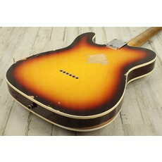 Fender NEW Fender Custom Shop 1960 Telecaster Custom Heavy Relic - Super Faded Aged Chocolate 3-Color Sunburst (757)