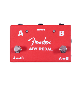 Fender NEW Fender 2-Switch ABY Pedal - Red