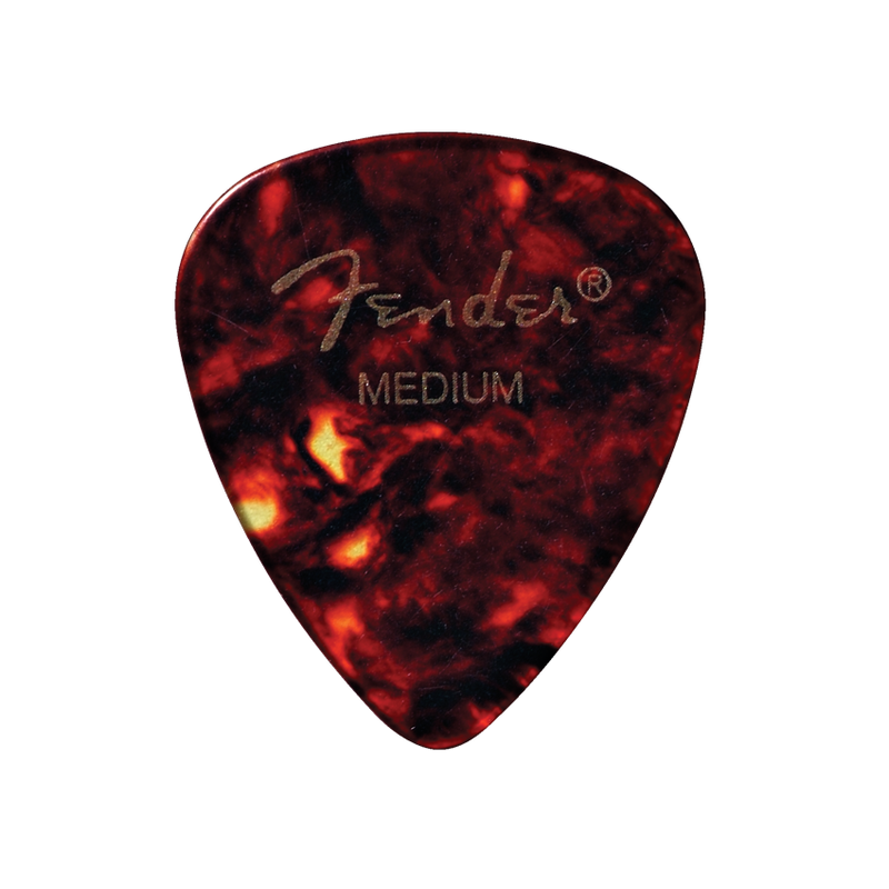 Fender NEW Fender Classic Celluloid Picks - 451 Shape - Shell - Medium - Pack of 12