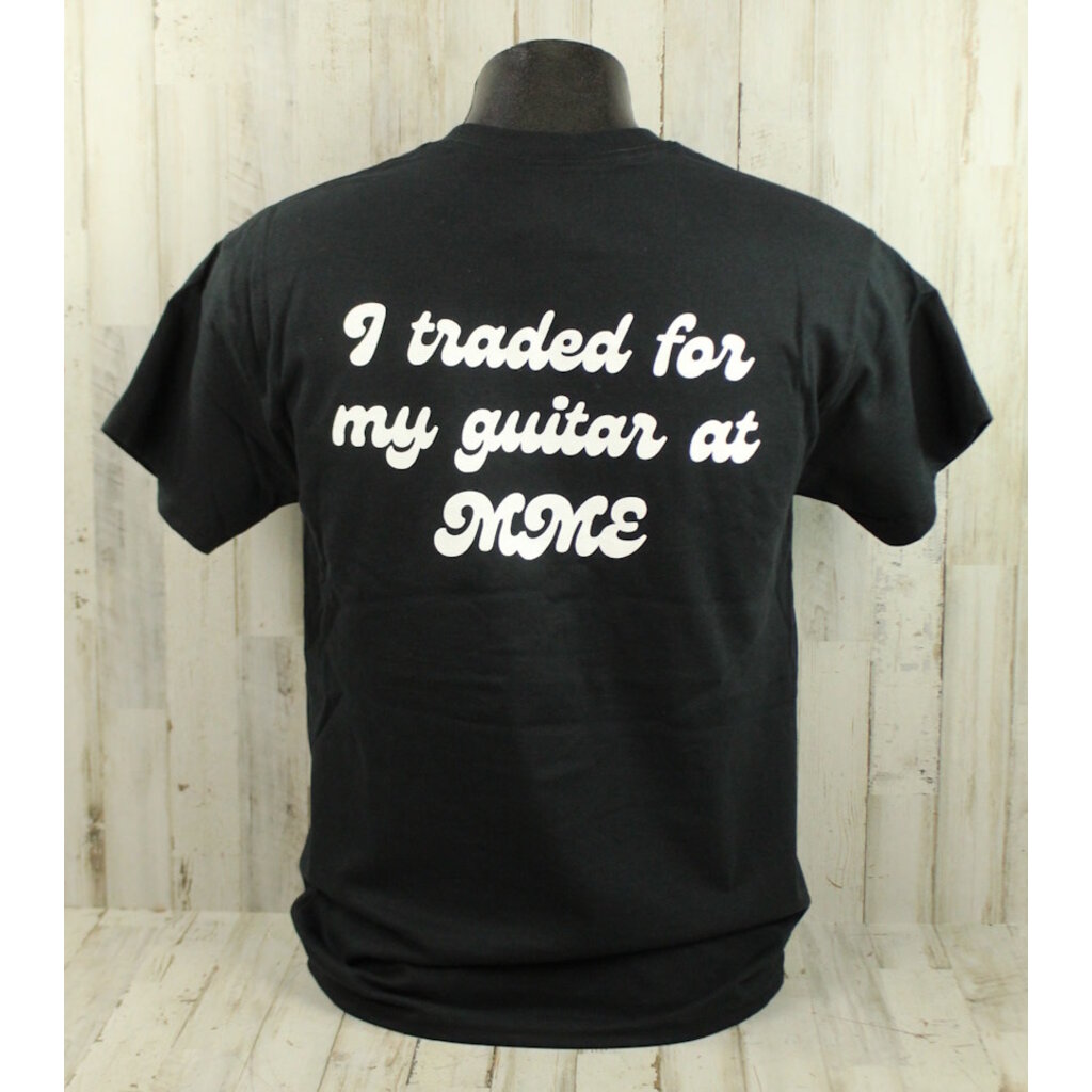 MME NEW MME 'I Traded My Guitar' T Shirt - Black