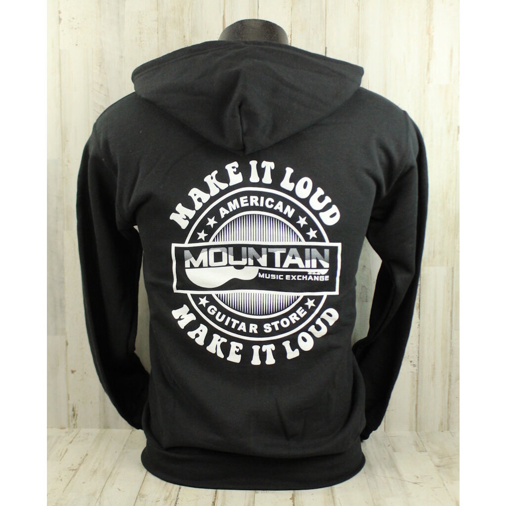MME NEW MME 'Make It Loud' Zip Up Hoodie - Black