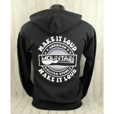 MME NEW MME 'Make It Loud' Zip Up Hoodie - Black