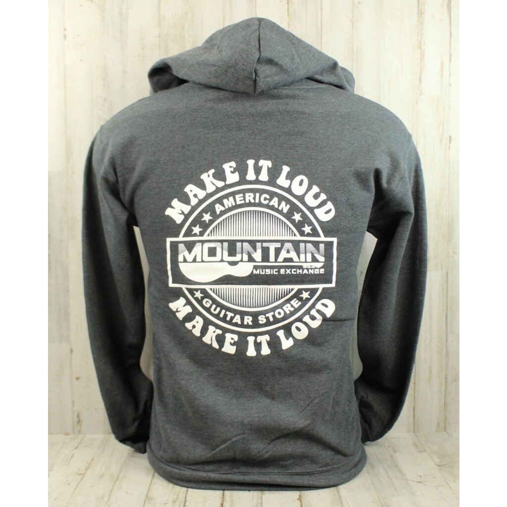 MME NEW MME 'Make It Loud' Zip Up Hoodie - Dark Heather