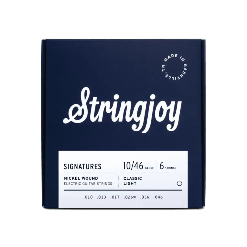 Stringjoy NEW Stringjoy Signatures Nickel Wound Electric Strings- .010 -.046 - Light