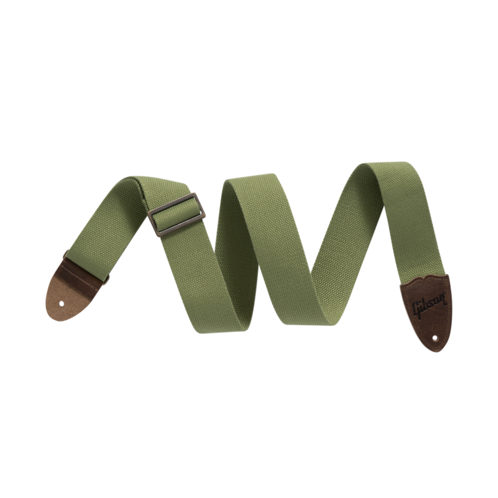 Gibson NEW Gibson The Canvas Guitar Strap - Green