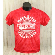 MME NEW MME 'Make It Loud' T-Shirt - Spider Red Tie Dye